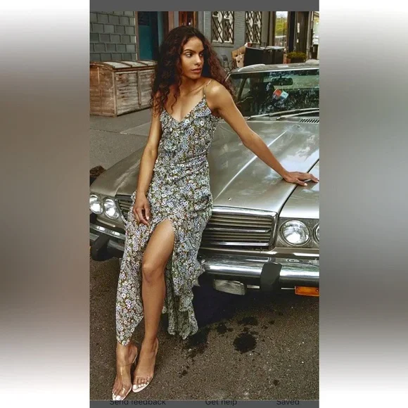 NEW $698 Veronica Beard AVENEL DRESS COLOR FOREST ARMY MULTI, 100% Silk - Picture 2 of 12